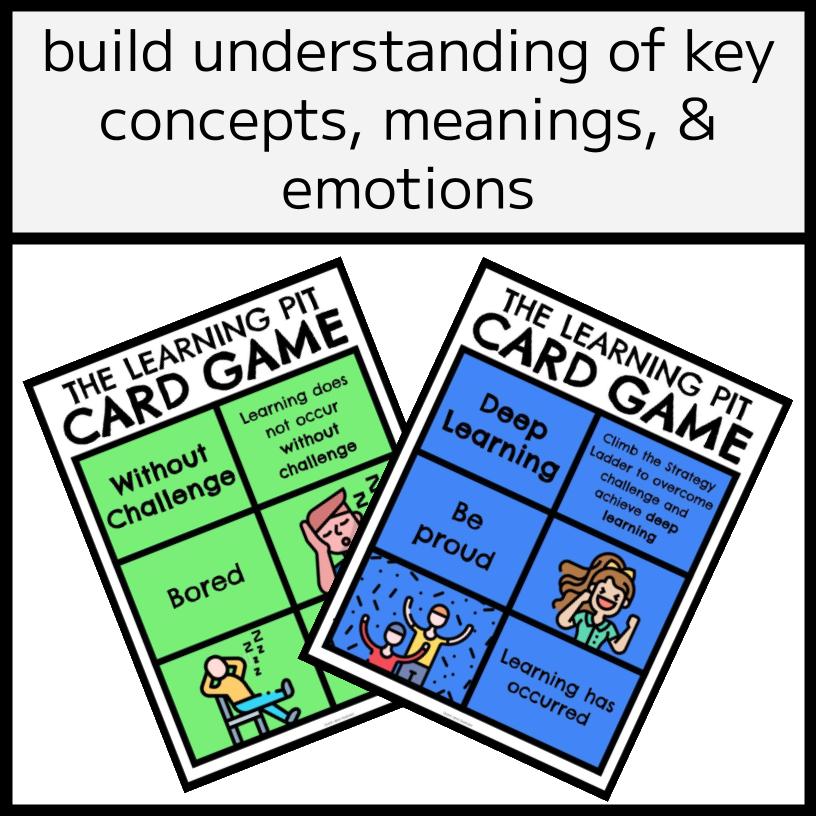 The Learning Pit Card Game