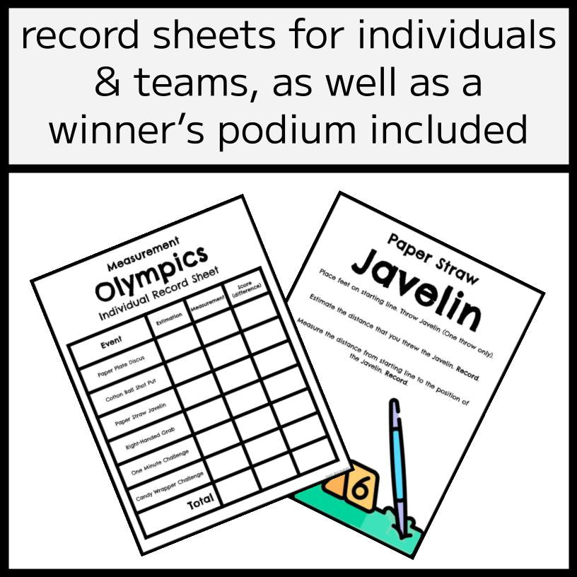 Measurement Olympics - Distance, Mass & Time