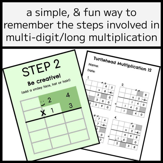 THE TURTLEHEAD BUNDLE - Long/Multi-digit Multiplication