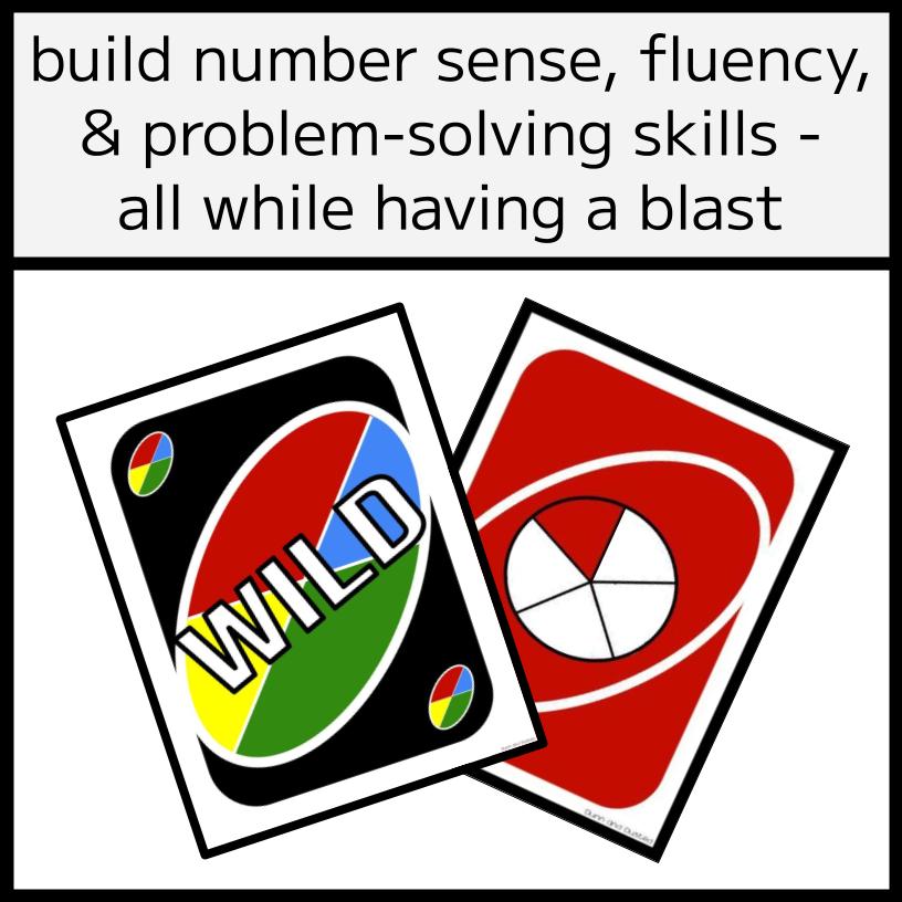 Editable Fraction, Decimal, & Percent UNO-Inspired Equivalence Math Game
