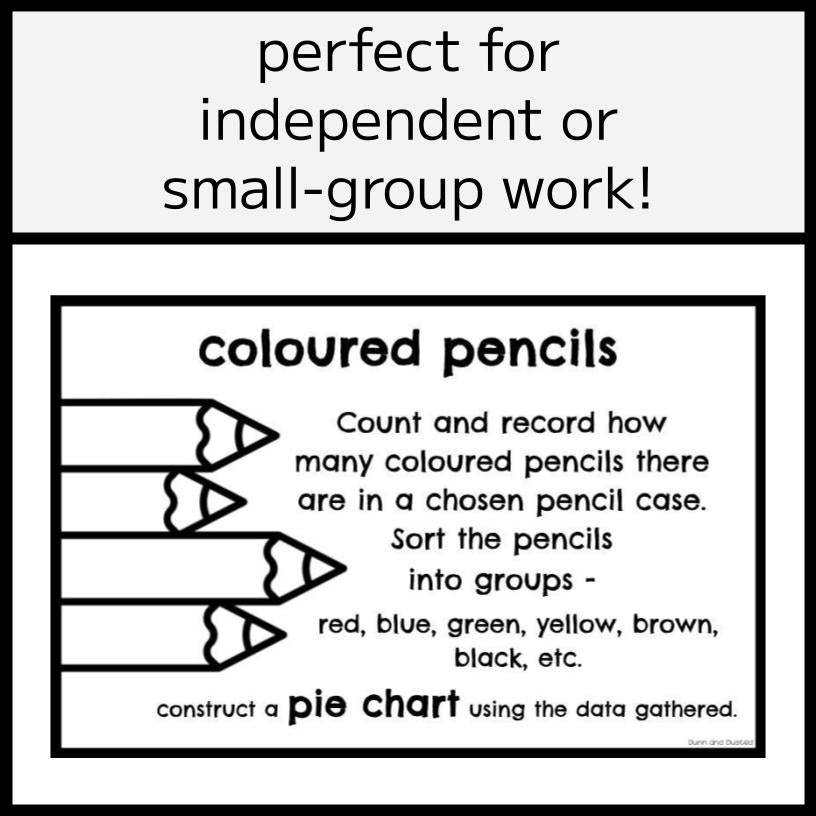 Data Collection - Graphing Task Card Activity Set