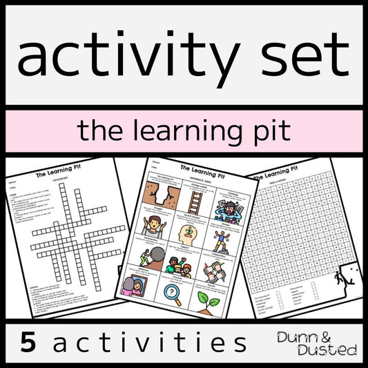 The Learning Pit Worksheet & Activity Set
