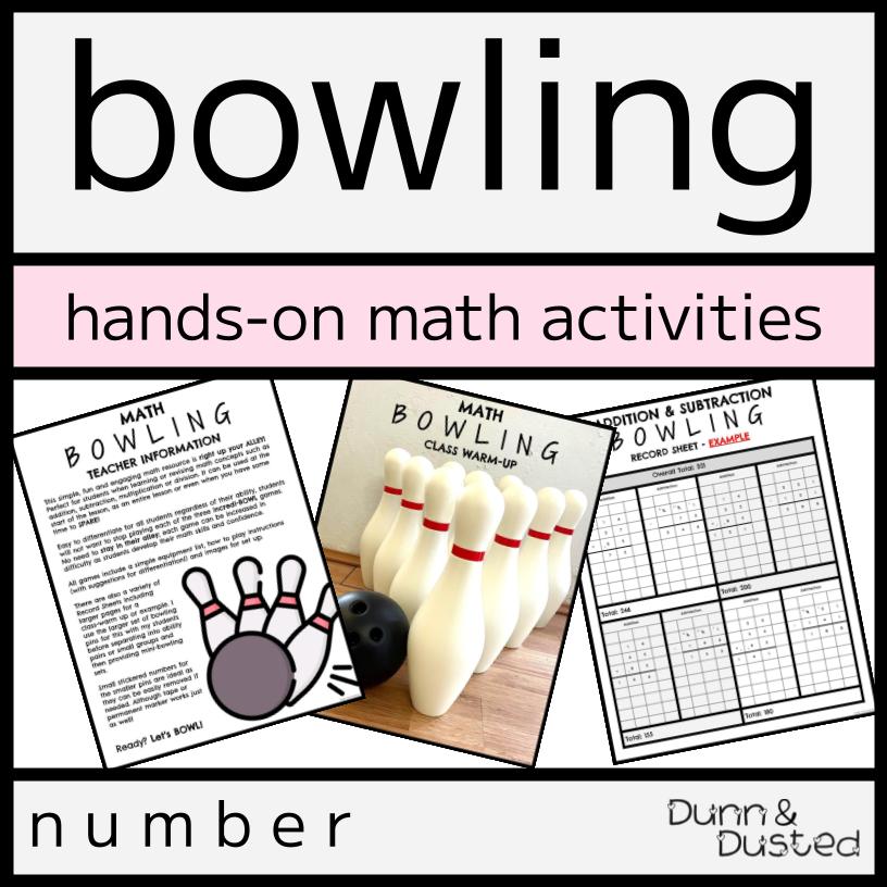 Bowling Number Games -  Addition, Subtraction, Multiplication & Division
