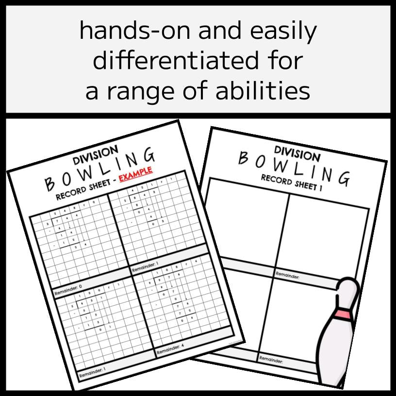 Bowling Number Games -  Addition, Subtraction, Multiplication & Division
