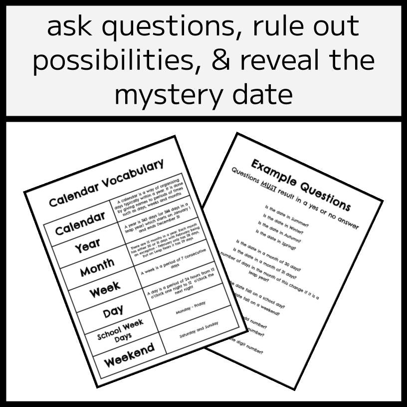 Guess the Mystery Date: Calendar Game