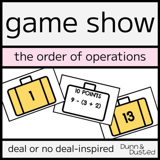BEDMAS Deal or No Deal Game