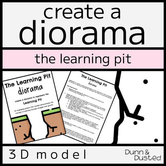 Create a Learning Pit Diorama - 3D Model Project