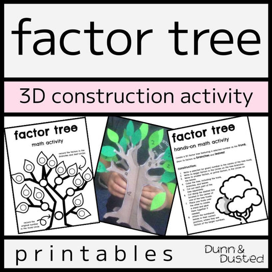 3D Factor Tree Construction Activity