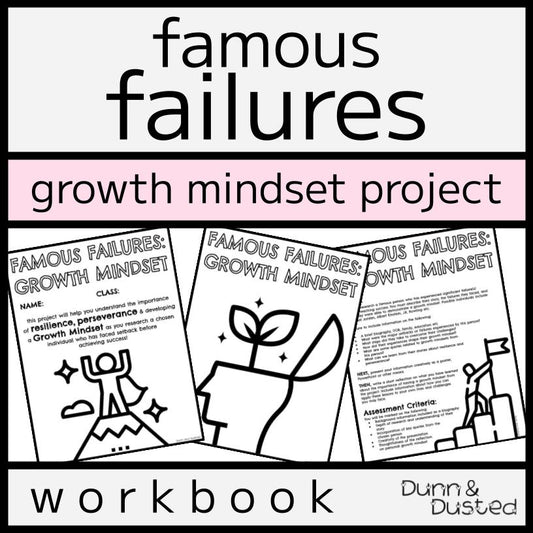 Famous Failures Research Project Workbook