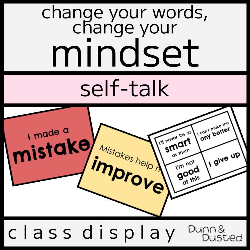 Growth Mindset Classroom Bulletin Board Display Posters