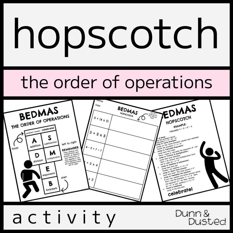 BEDMAS Hopscotch Activity