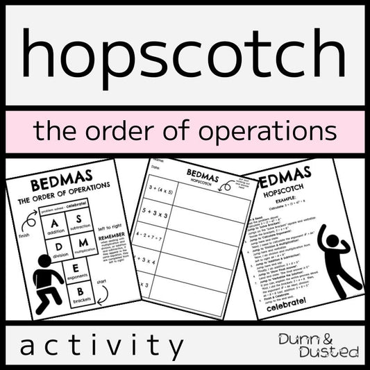 BEDMAS Hopscotch Activity