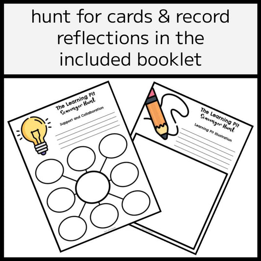 The Learning Pit Scavenger Hunt Cards & Booklet