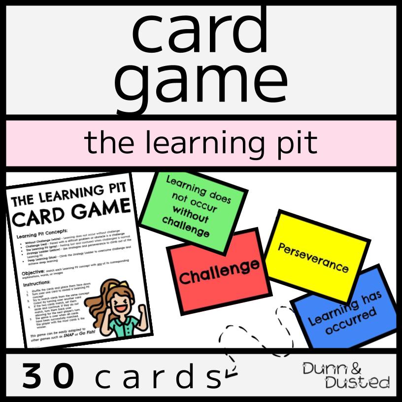 The Learning Pit Card Game