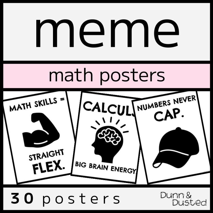 Math Meme Posters