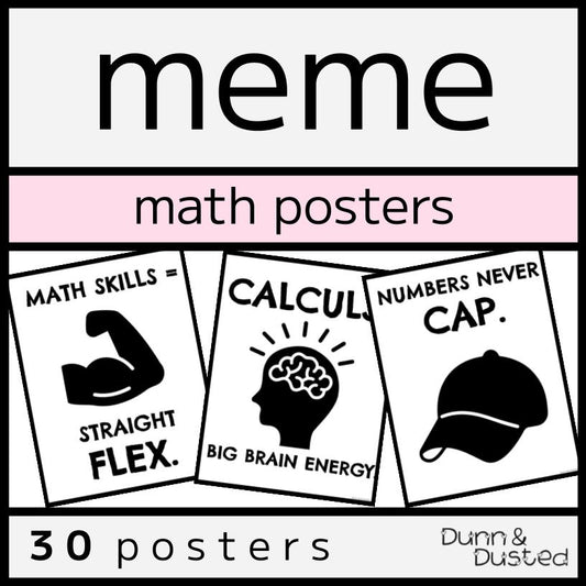 Math Meme Posters