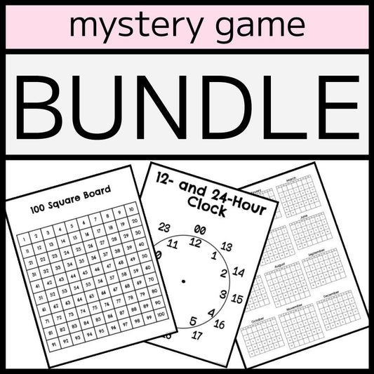 GUESS THE MYSTERY BUNDLE: Number, Time, & Date