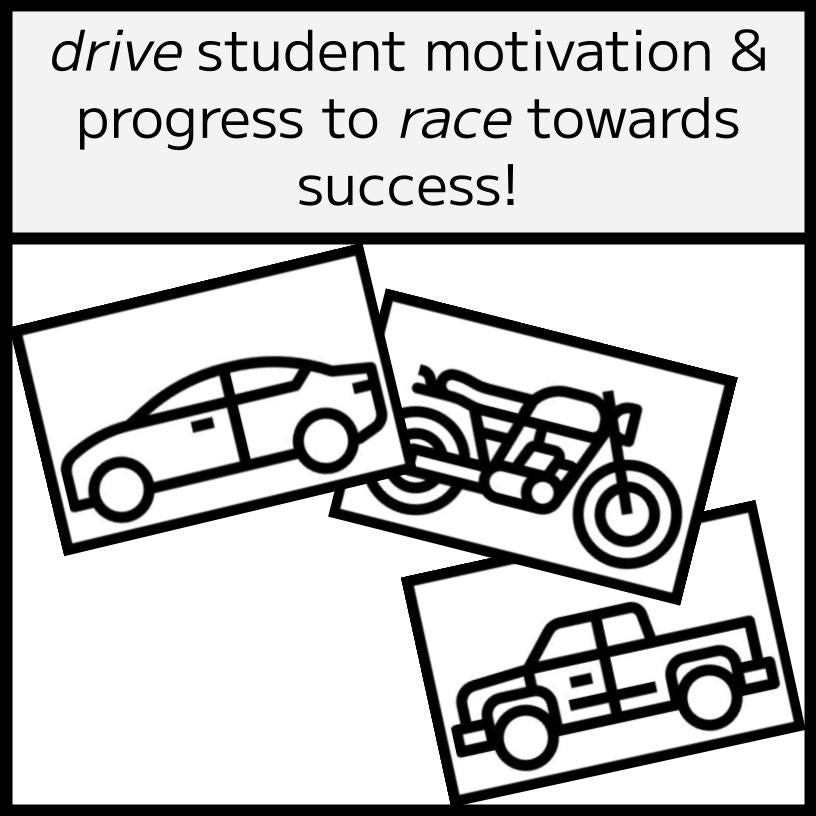 The Road to Improvement - Goal Setting & Tracking Bulletin Board Display