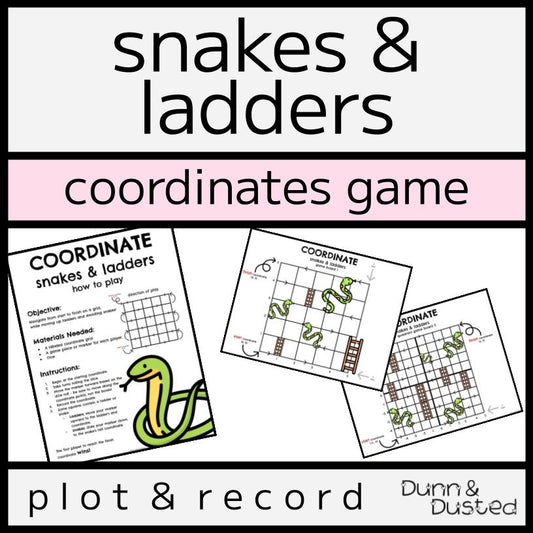 Coordinate Snakes & Ladders Dice Game