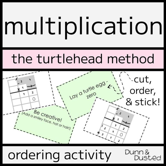 The Turtlehead Multiplication Method Ordering Activity