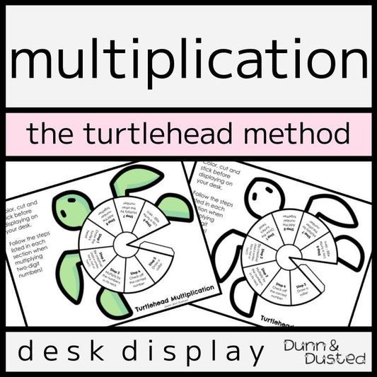 The Turtlehead Multiplication Method Desk Display