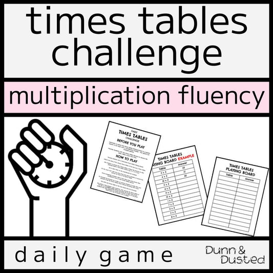 Daily Times Tables Challenge