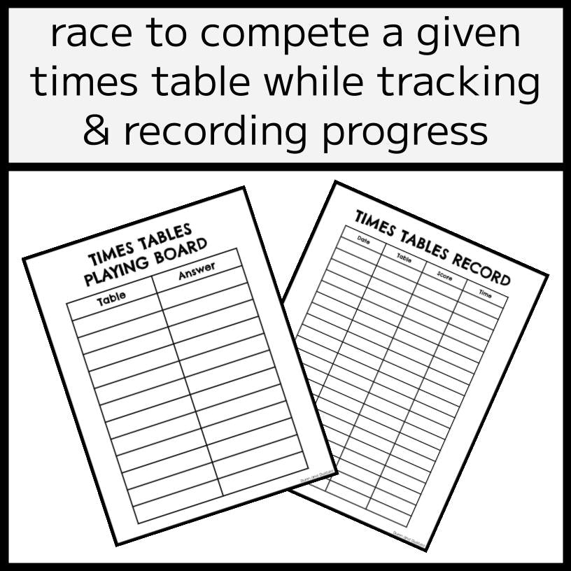 Daily Times Tables Challenge