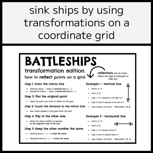 Battleships Transformations & Coordinate Game