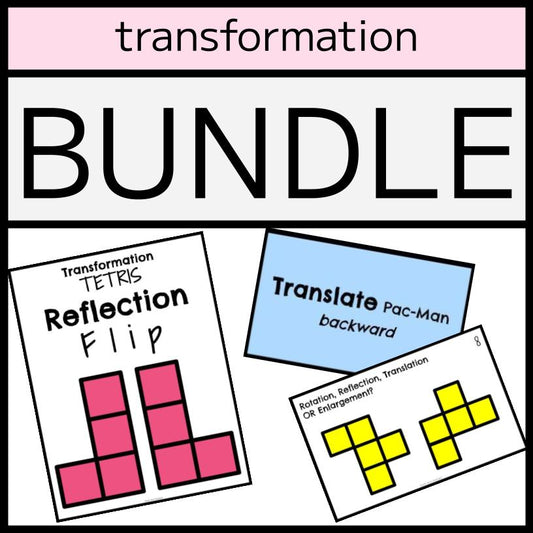 TRANSFORMATION BUNDLE: Games, Activities, & Projects