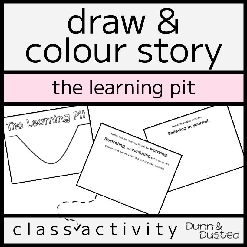 The Learning Pit Colour & Draw Story Activity