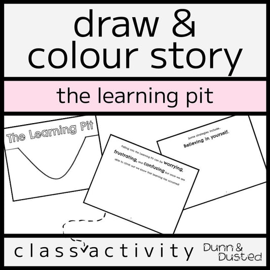 The Learning Pit Colour & Draw Story Activity