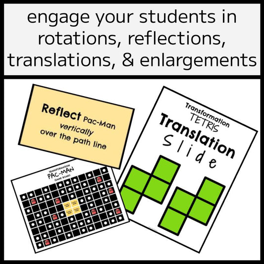 TRANSFORMATION BUNDLE: Games, Activities, & Projects