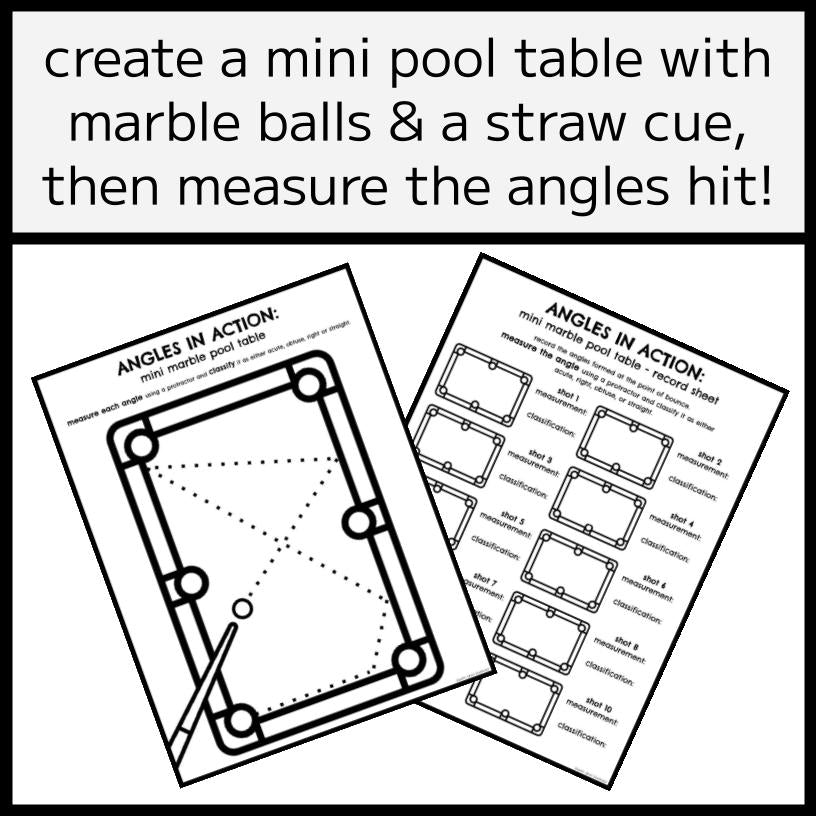 Mini Pool Table Angles Project