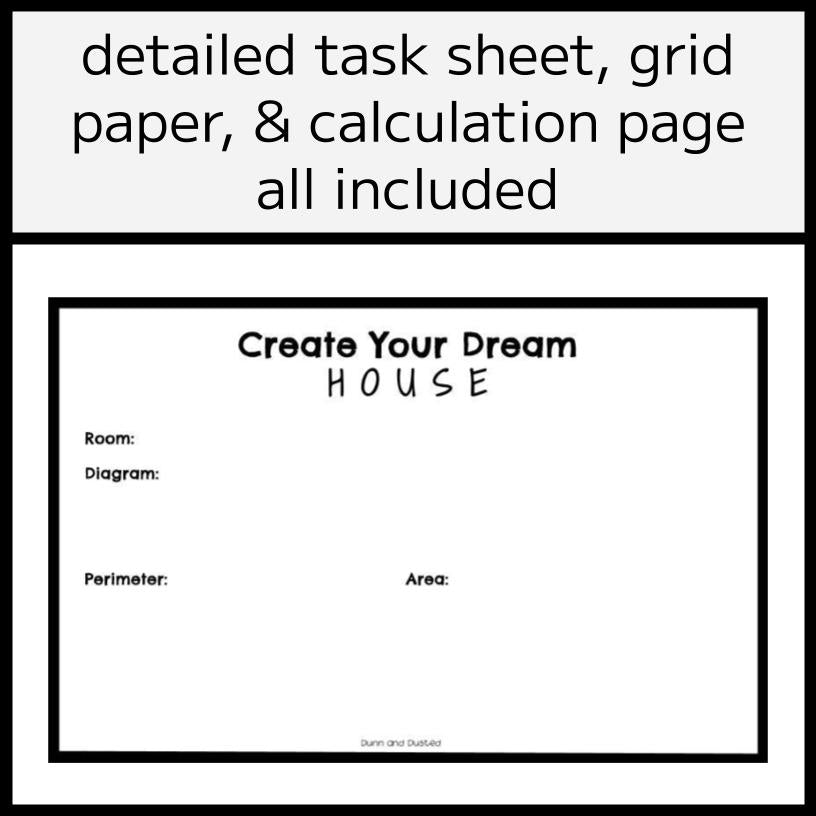 DREAM House Area & Perimeter Floor Plan Project