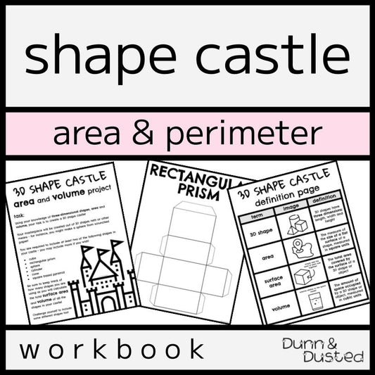 3D Shape Castle Project - Area & Perimeter