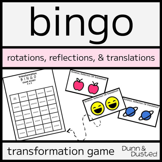 Transformation BINGO Game & PowerPoint
