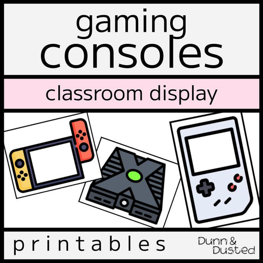 Video Game-Themed Classroom Display & Poster Set
