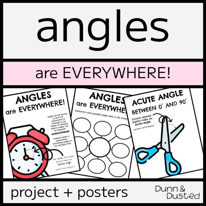Angles are Everywhere Project & Reference Posters
