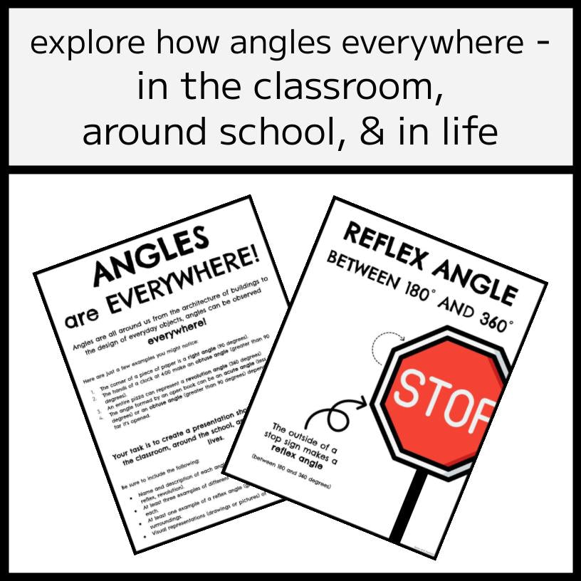 Angles are Everywhere Project & Reference Posters