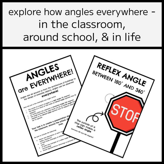 Angles are Everywhere Project & Reference Posters