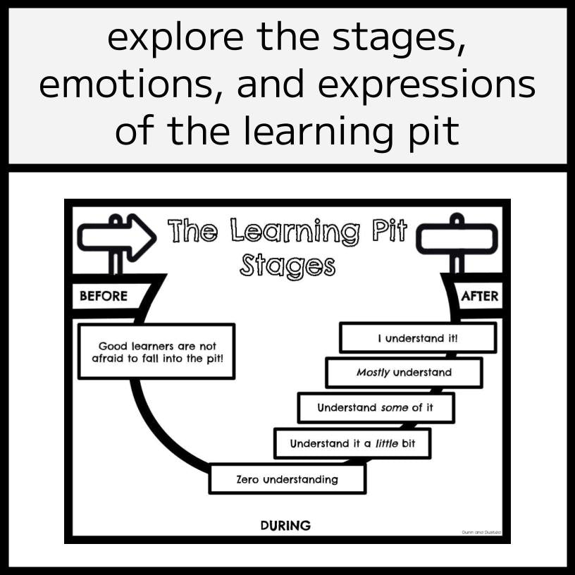 The Learning Pit Colouring Pages & Cut-and-Stick Worksheets